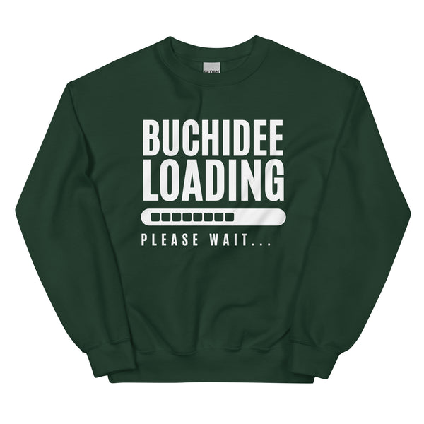Sweatshirt - Buchidee Loading white Forest Green ein Produkt von SCHIETKRAM