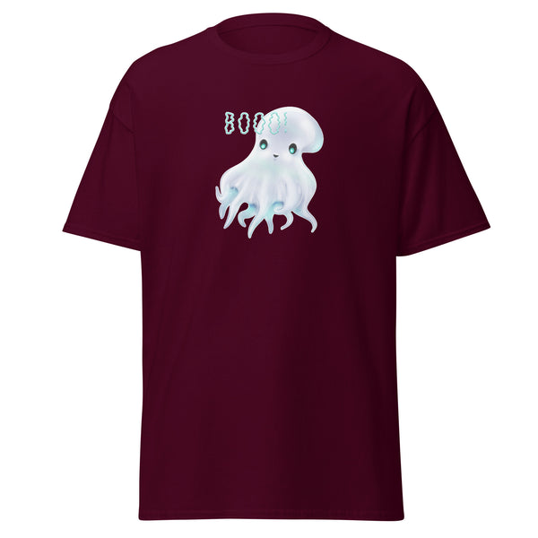 T-Shirt Classic - Ghostopus by Wanderkraehe Maroon ein Produkt von SCHIETKRAM
