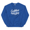 Sweatshirt - Goddess of Writing white Royal ein Produkt von SCHIETKRAM