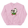 Sweatshirt - Weihnachts-Katze Geschenk by Wanderkraehe Light Pink ein Produkt von SCHIETKRAM