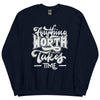 Sweatshirt - Anything Worth Having white Navy ein Produkt von SCHIETKRAM