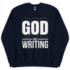 Sweatshirt - God of Writing Navy ein Produkt von SCHIETKRAM