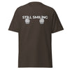 T-Shirt Classic - Still Smiling white Dark Chocolate ein Produkt von SCHIETKRAM