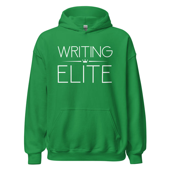 Hoodie Classic - Writing Elite white Irish Green ein Produkt von SCHIETKRAM