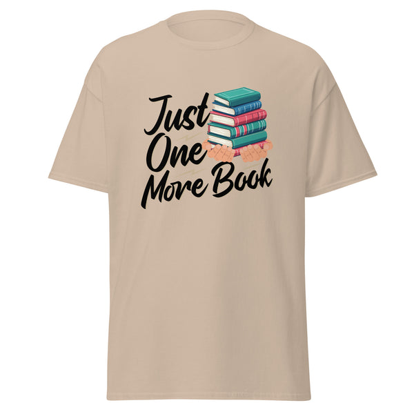 T-Shirt Classic - Just one more Book Sand ein Produkt von SCHIETKRAM