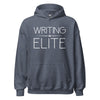 Hoodie Classic - Writing Elite white Heather Sport Dark Navy ein Produkt von SCHIETKRAM