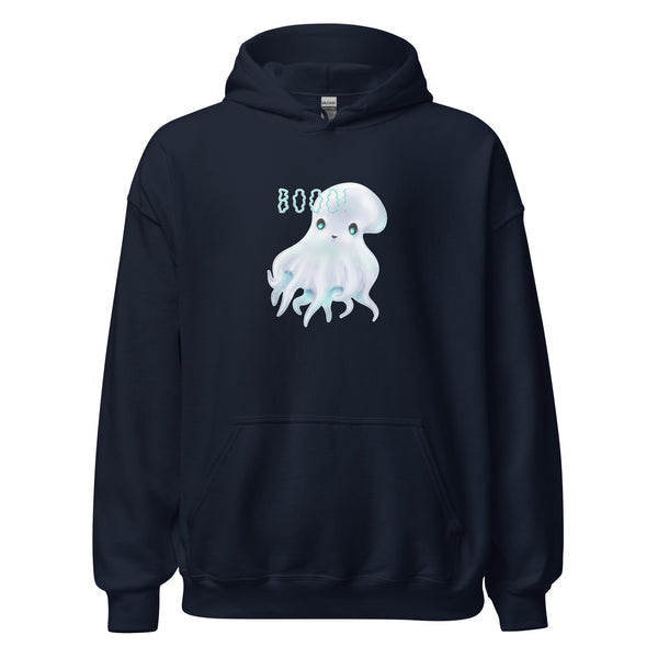 Hoodie Classic - Ghostopus by Wanderkraehe Navy ein Produkt von SCHIETKRAM