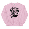 Sweatshirt - I am epic shit black Light Pink ein Produkt von SCHIETKRAM