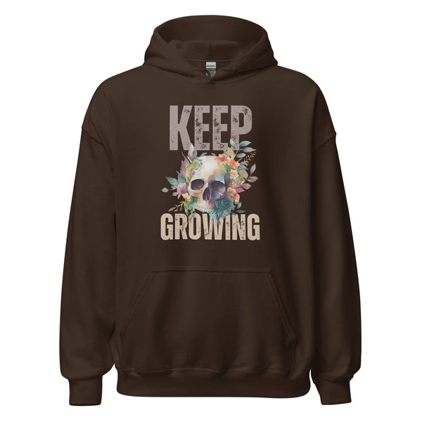 Hoodie Classic - Keep growing Dark Chocolate ein Produkt von SCHIETKRAM