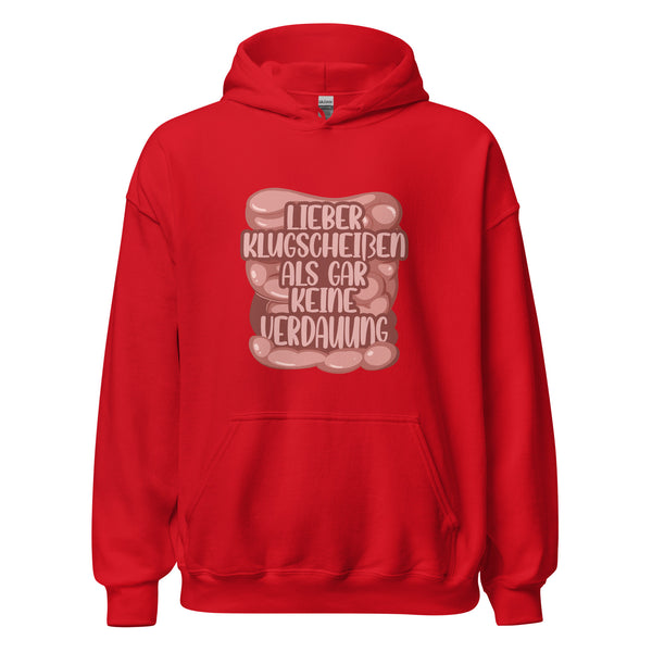 Hoodie Classic - Klugscheißer Red ein Produkt von SCHIETKRAM