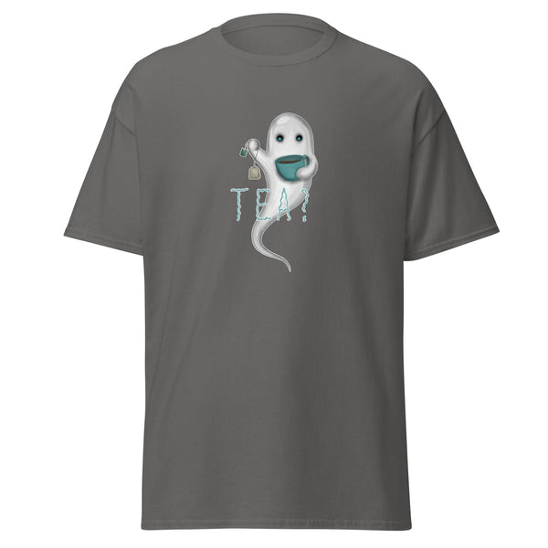 T-Shirt Classic - Tee-Geist by Wanderkraehe Charcoal ein Produkt von SCHIETKRAM