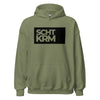 Hoodie Classic - SCHTKRM black Military Green ein Produkt von SCHIETKRAM
