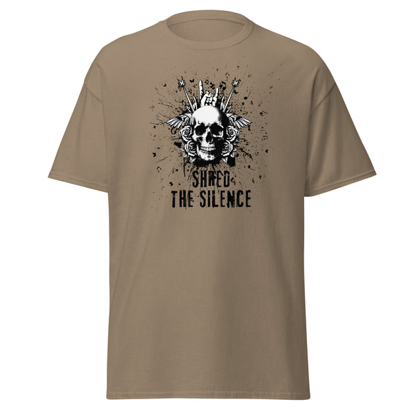 T-Shirt Classic - Shred the Silence Brown Savana ein Produkt von SCHIETKRAM