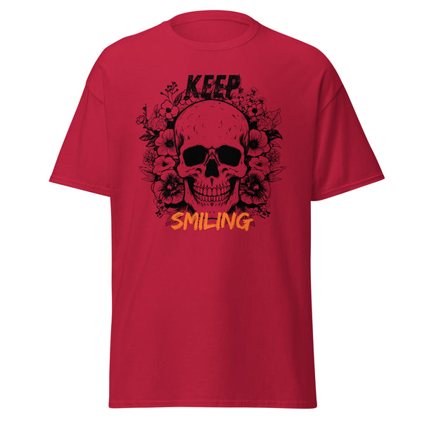 T-Shirt Classic - Keep Smiling Cardinal ein Produkt von SCHIETKRAM