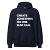 Hoodie Classic - Create somthing no one else can white Navy ein Produkt von SCHIETKRAM
