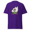 T-Shirt Classic - Weihnachts-Katze Geschenk by Wanderkraehe Purple ein Produkt von SCHIETKRAM