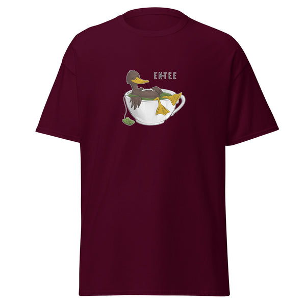 T-Shirt Classic - EnTee by Wanderkraehe Maroon ein Produkt von SCHIETKRAM