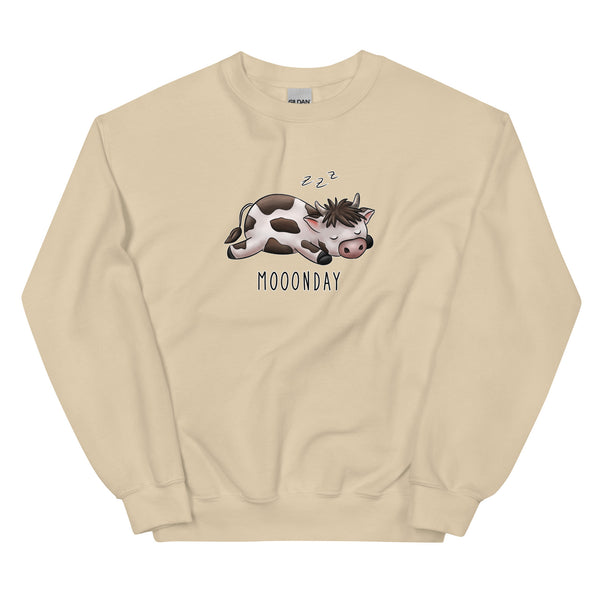 Sweatshirt - Mooonday by Wanderkraehe Sand ein Produkt von SCHIETKRAM