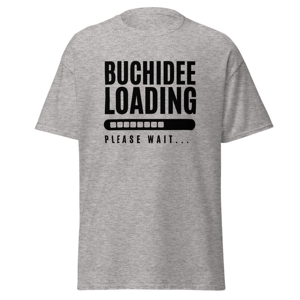 T-Shirt Classic - Buchidee Loading black Sport Grey ein Produkt von SCHIETKRAM