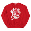 Sweatshirt - I am epic shit white Red ein Produkt von SCHIETKRAM