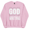 Sweatshirt - God of Writing Light Pink ein Produkt von SCHIETKRAM