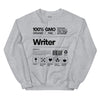 Sweatshirt - Writer black Sport Grey ein Produkt von SCHIETKRAM