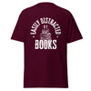 T-Shirt Classic - Easily Distracted by Books white Maroon ein Produkt von SCHIETKRAM