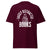 T-Shirt Classic - Easily Distracted by Books white Maroon ein Produkt von SCHIETKRAM