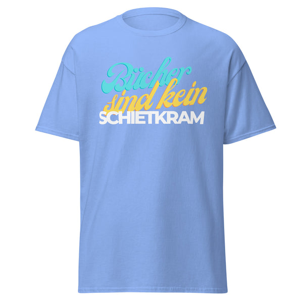 T-Shirt Classic - Bücher sind kein Schietkram white Carolina Blue ein Produkt von SCHIETKRAM