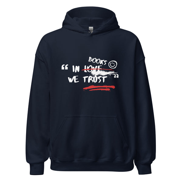 Hoodie Classic - In Books we trust Navy ein Produkt von SCHIETKRAM