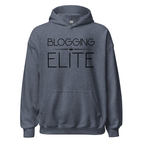 Hoodie Classic - Blogging Elite black Heather Sport Dark Navy ein Produkt von SCHIETKRAM