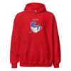 Hoodie Classic - Dino by Wanderkraehe Red ein Produkt von SCHIETKRAM