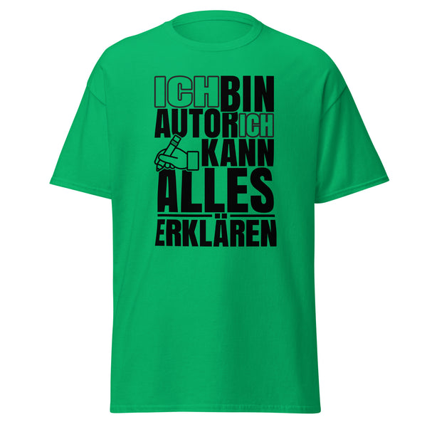 T-Shirt Classic - Ich kann alles erklären black Irish Green ein Produkt von SCHIETKRAM