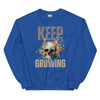 Sweatshirt - Keep Growing Royal ein Produkt von SCHIETKRAM