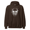 Hoodie Classic - Melting Skull white Dark Chocolate ein Produkt von SCHIETKRAM