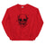 Sweatshirt - Melting Skull black Red ein Produkt von SCHIETKRAM