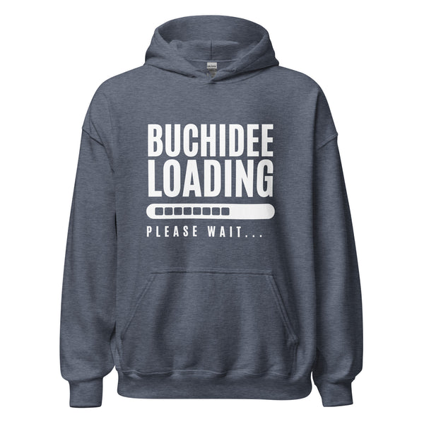 Hoodie Classic - Buchidee Loading white Heather Sport Dark Navy ein Produkt von SCHIETKRAM