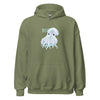 Hoodie Classic - Ghostopus by Wanderkraehe Military Green ein Produkt von SCHIETKRAM
