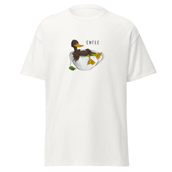 T-Shirt Classic - EnTee by Wanderkraehe White ein Produkt von SCHIETKRAM
