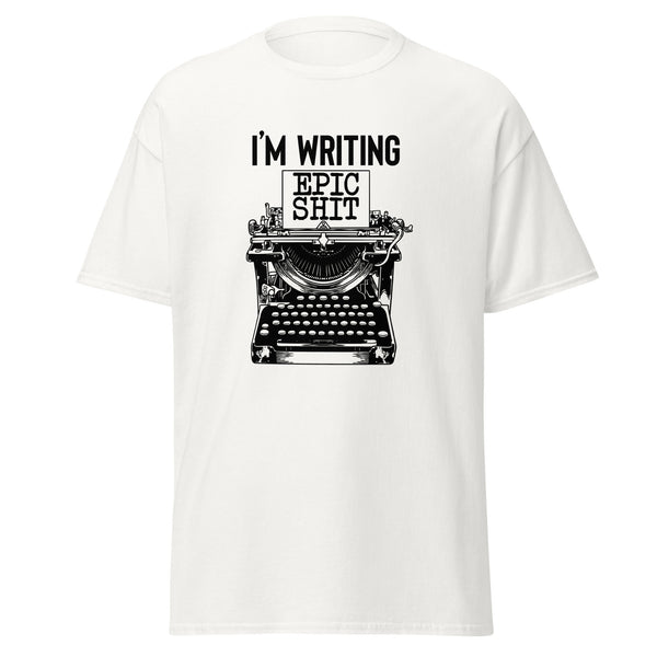 T-Shirt Classic - Writing Epic Shit black White ein Produkt von SCHIETKRAM
