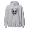 Hoodie Classic - Melting Skull black Sport Grey ein Produkt von SCHIETKRAM