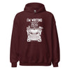Hoodie Classic - I'm writing epic Shit white Maroon ein Produkt von SCHIETKRAM