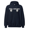 Hoodie Classic - Still Smiling white Navy ein Produkt von SCHIETKRAM