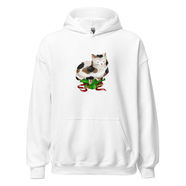 Hoodie Classic - Weihnachts-Katze Geschenk by Wanderkraehe White ein Produkt von SCHIETKRAM