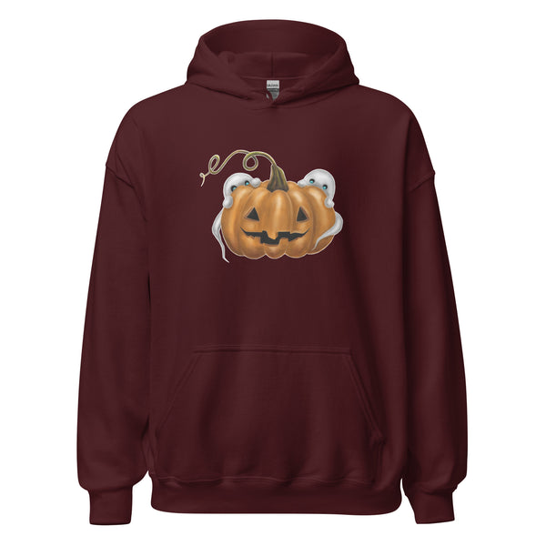 Hoodie Classic - Kürben-Geister by Wanderkraehe Maroon ein Produkt von SCHIETKRAM