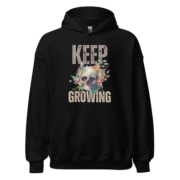 Hoodie Classic - Keep growing Schwarz ein Produkt von SCHIETKRAM