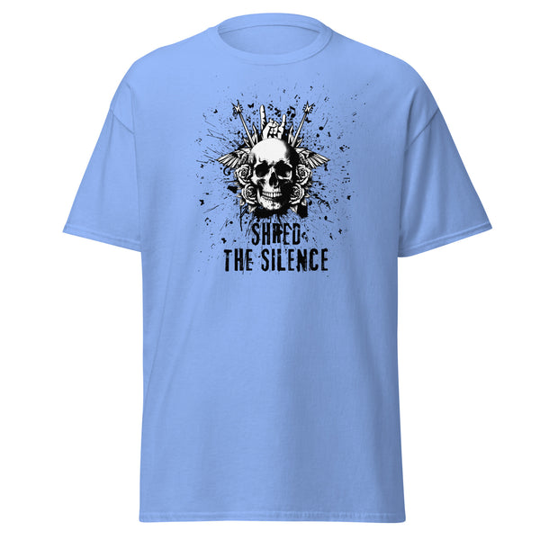 T-Shirt Classic - Shred the Silence Carolina Blue ein Produkt von SCHIETKRAM