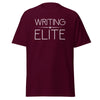 T-Shirt Classic - Writing Elite white Maroon ein Produkt von SCHIETKRAM
