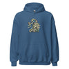 Hoodie Classic - Weihnachts-Katze Lichterkette by Wanderkraehe Indigo Blue ein Produkt von SCHIETKRAM