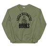 Sweatshirt - Easily distracted by Books black Military Green ein Produkt von SCHIETKRAM